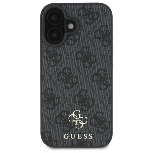Buy Guess GUHMP16SP4SM4MK Apple iPhone 16 hardcase 4G Small Classic MagSafe black - GUE4207 - {ean13} - Home Screen Store Europe