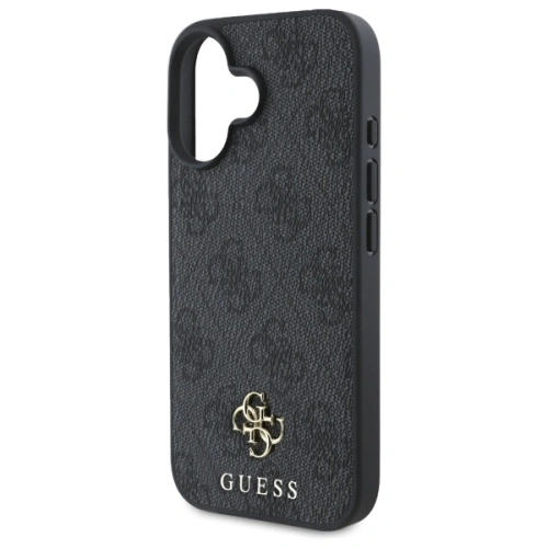 Buy Guess GUHMP16SP4SM4MK Apple iPhone 16 hardcase 4G Small Classic MagSafe black - GUE4207 - {ean13} - Home Screen Store Europe