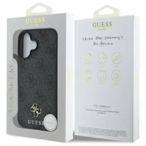Kup Guess GUHMP16SP4SM4MK Apple iPhone 16 kemény tok 4G Kis Klasszikus MagSafe fekete - GUE4207 - {ean13} - Sklep Home Screen