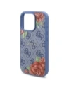 Buy Guess GUHMP16XP4ROPEMCB Apple iPhone 16 Pro Max hardcase 4G Flowers Print MagSafe blue - GUE4210 - {ean13} - Home Screen Store Europe