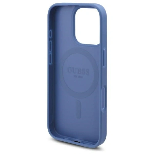 Kup Guess GUHMP16XP4ROPEMCB Apple iPhone 16 Pro Max Hardcase 4G Blumenmuster MagSafe blau - GUE4210 - {ean13} - Sklep Home Screen