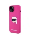 Kup Etui Karl Lagerfeld KLHMP15SSKHPPLF Apple iPhone 15 hardcase silikon Karl Head Print MagSafe fuchsie/fuchsie - KLD21846 - {ean13} - Sklep Home Screen