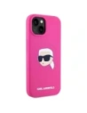 Kup Etui Karl Lagerfeld KLHMP15SSKHPPLF Apple iPhone 15 hardcase silikon Karl Head Print MagSafe fuchsie/fuchsie - KLD21846 - {ean13} - Sklep Home Screen