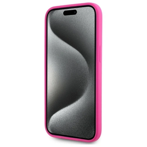 Kup Etui Karl Lagerfeld KLHMP15SSKHPPLF Apple iPhone 15 hardcase silikon Karl Head Print MagSafe fuchsie/fuchsie - KLD21846 - {ean13} - Sklep Home Screen