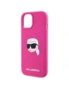 Kup Etui Karl Lagerfeld KLHMP15SSKHPPLF Apple iPhone 15 hardcase silikon Karl Head Print MagSafe fuchsie/fuchsie - KLD21846 - {ean13} - Sklep Home Screen