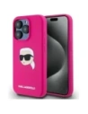 Kup Etui Karl Lagerfeld KLHMP15XSKHPPLF Apple iPhone 15 Pro Max hardcase silikon Karl Head Print MagSafe fuchsie/fuchsie - KLD21848 - {ean13} - Sklep Home Screen