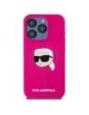 Kup Etui Karl Lagerfeld KLHMP15XSKHPPLF Apple iPhone 15 Pro Max hardcase silikon Karl Head Print MagSafe fuchsie/fuchsie - KLD21848 - {ean13} - Sklep Home Screen