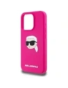 Kup Etui Karl Lagerfeld KLHMP15XSKHPPLF Apple iPhone 15 Pro Max hardcase silikon Karl Head Print MagSafe fuchsie/fuchsie - KLD21848 - {ean13} - Sklep Home Screen