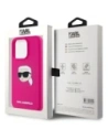 Kup Etui Karl Lagerfeld KLHMP15XSKHPPLF Apple iPhone 15 Pro Max hardcase silikon Karl Head Print MagSafe fuchsie/fuchsie - KLD21848 - {ean13} - Sklep Home Screen