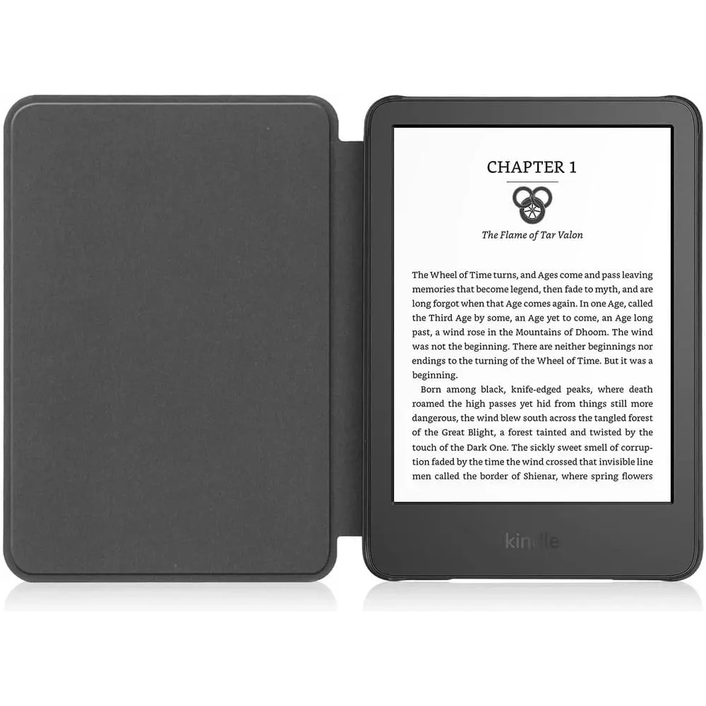 Etui Bizon Case Tab Croc do Amazon Kindle 12 2024 / 11 2022 granatowe