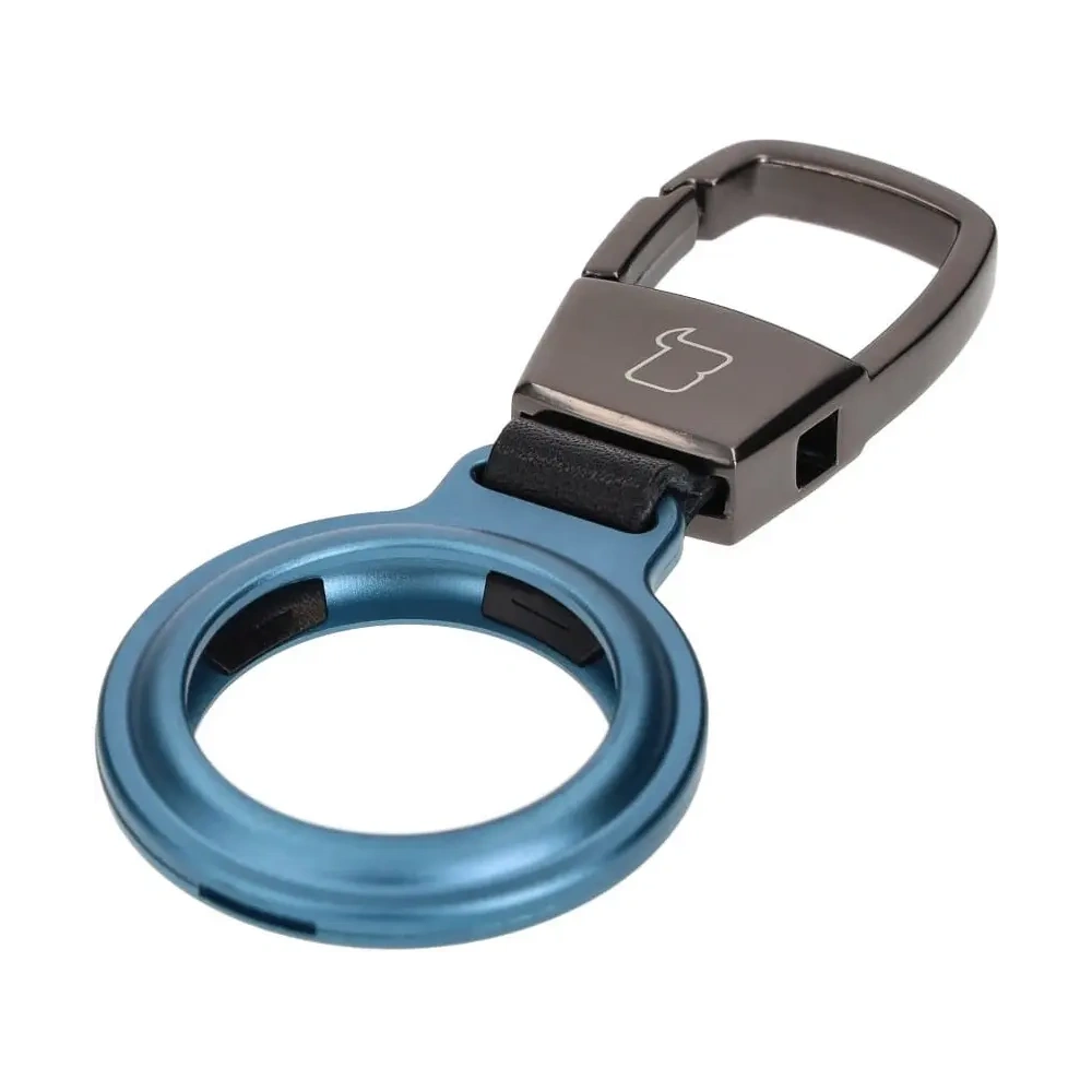 Etui Bizon Case Locator Magnetic do Apple AirTag niebieskie