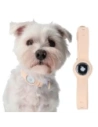 Etui Bizon Case Locator Pets do Apple AirTag jasnoróżowe
