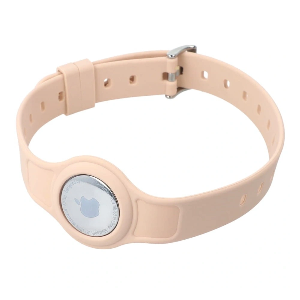 Etui Bizon Case Locator Pets do Apple AirTag jasnoróżowe