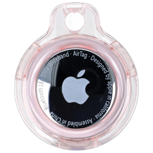 Kup Etui Bizon Case Locator Keychain do Apple AirTag przezroczysto-różowe - BIZ7 - {ean13} - Sklep Home Screen