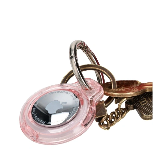 Buy Bizon Case Locator Keychain Apple AirTag clear-pink - BIZ7 - {ean13} - Home Screen Store Europe
