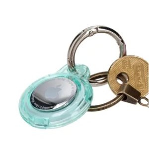 Kup Etui Bizon Case Locator Keychain do Apple AirTag przezroczysto-miętowe - BIZ8 - {ean13} - Sklep Home Screen