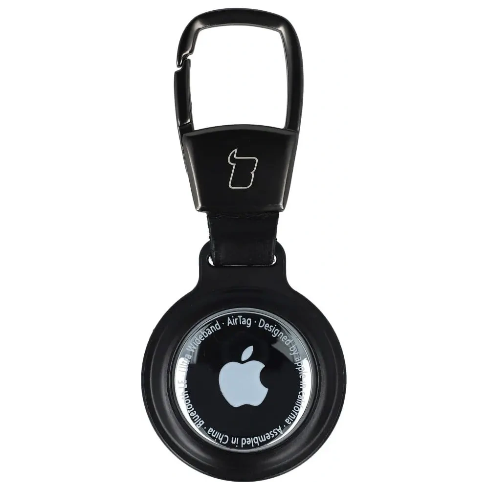 Etui Bizon Case Locator Magnetic do Apple AirTag czarne