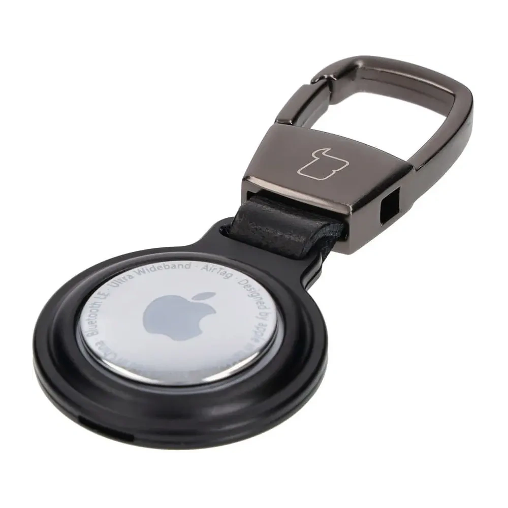Etui Bizon Case Locator Magnetic do Apple AirTag czarne