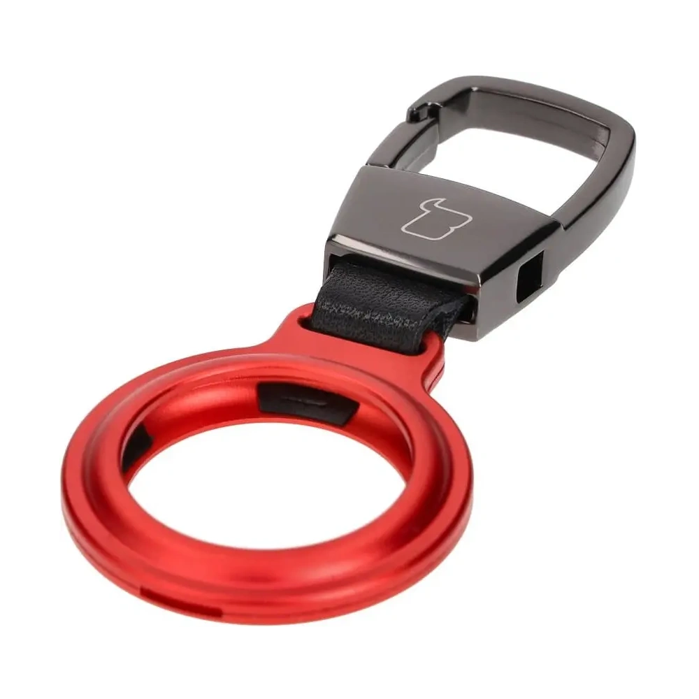 Etui Bizon Case Locator Magnetic do Apple AirTag czerwone