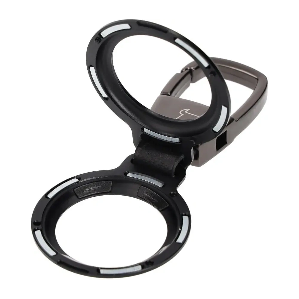 Etui Bizon Case Locator Magnetic do Apple AirTag czarne