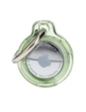 Bizon Case Locator Keychain Apple AirTag clear-green