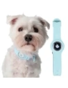 Etui Bizon Case Locator Pets do Apple AirTag tyrkysové