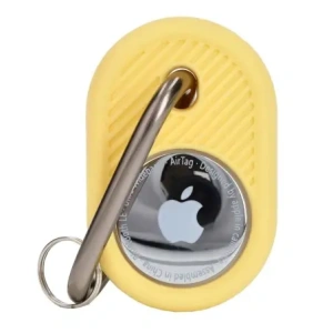 Buy Bizon Case Locator Travel Apple AirTag yellow - BIZ17 - {ean13} - Home Screen Store Europe