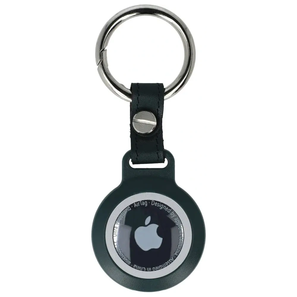 Etui Bizon Case Locator Waterproof do Apple AirTag zielone