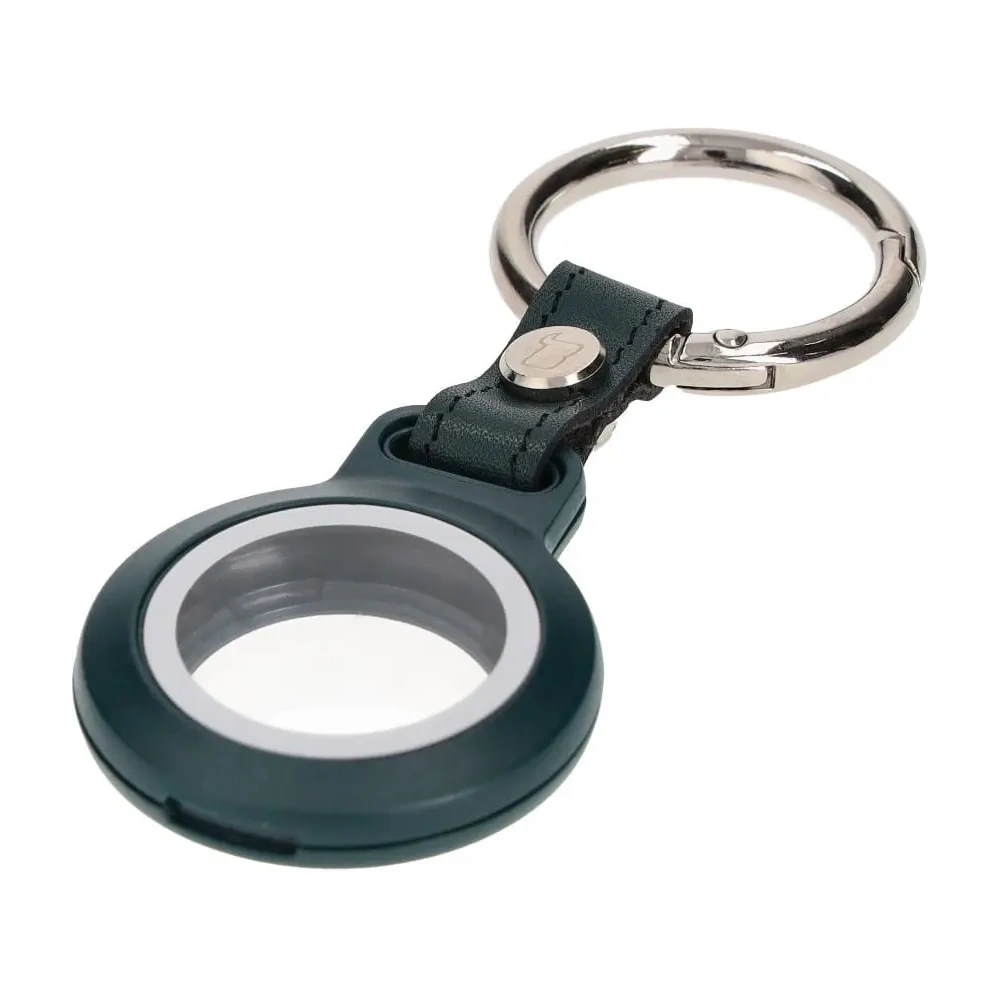 Etui Bizon Case Locator Waterproof do Apple AirTag zielone