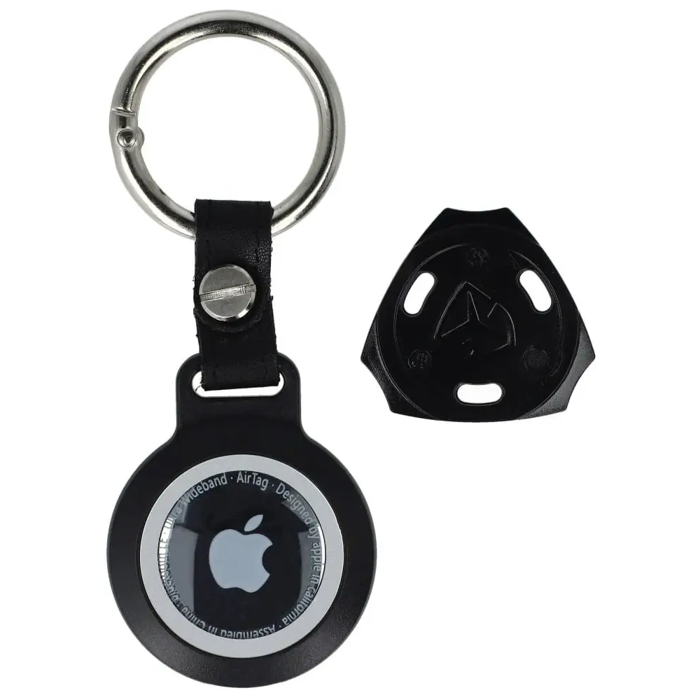 Etui Bizon Case Locator Waterproof do Apple AirTag czarne