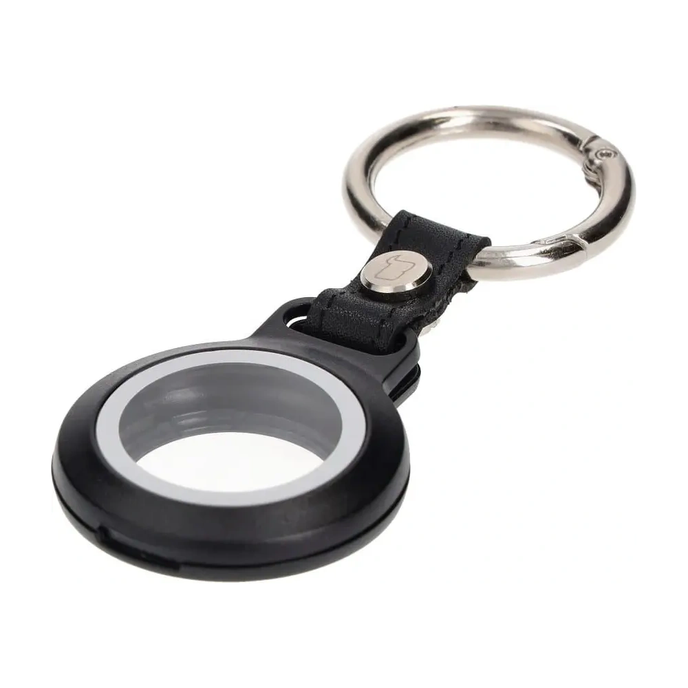 Etui Bizon Case Locator Waterproof do Apple AirTag czarne