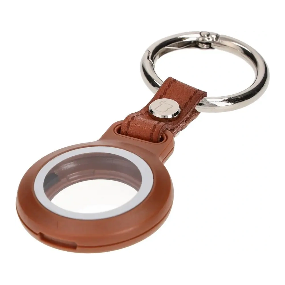 Etui Bizon Case Locator Waterproof do Apple AirTag brązowe