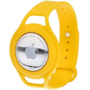 Buy Bizon Case Locator Child Apple AirTag yellow - BIZ23 - {ean13} - Home Screen Store Europe