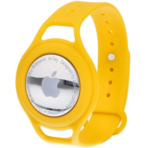 Buy Bizon Case Locator Child Apple AirTag yellow - BIZ23 - {ean13} - Home Screen Store Europe
