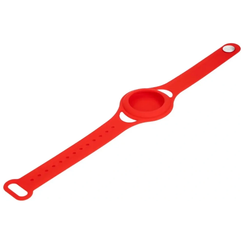 Etui Bizon Case Locator Child do Apple AirTag czerwone