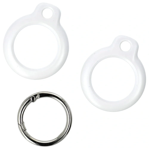 Buy Bizon Case Locator Keychain Apple AirTag white - BIZ27 - {ean13} - Home Screen Store Europe