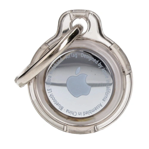 Kup Etui Bizon Case Locator Keychain do Apple AirTag przezroczysto-czarne - BIZ31 - {ean13} - Sklep Home Screen