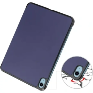 Kup Bizon Case Tab Croc Apple iPad 10 10.9 2022 albastru marin - BIZ33 - {ean13} - Sklep Home Screen