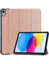 Bizon Case Tab Croc Apple iPad 10 10.9 2022 rose gold