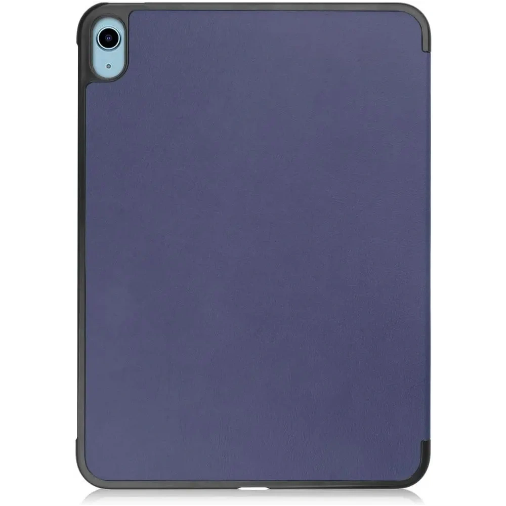 Etui Bizon Case Tab Croc do Apple iPad 10 10.9 2022 granatowe