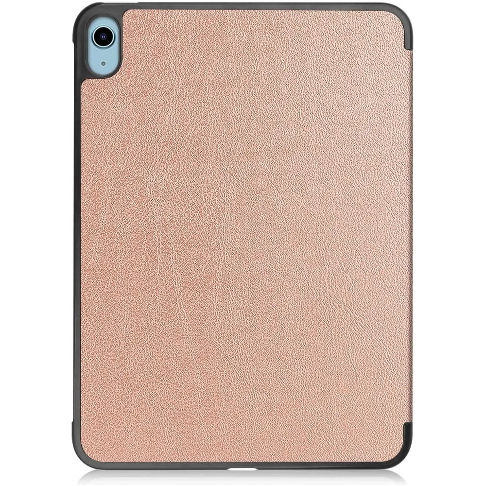 Etui Bizon Case Tab Croc do Apple iPad 10.9" 2022 / 11" 2025 różowozłote