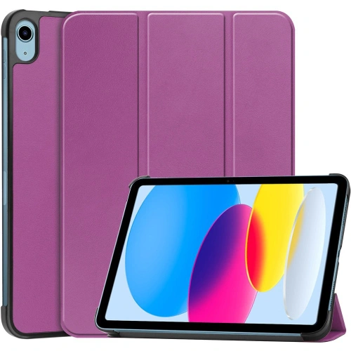 Kup Bizon Case Tab Croc Apple iPad 10 10.9 2022 sötétlila - BIZ36 - {ean13} - Sklep Home Screen