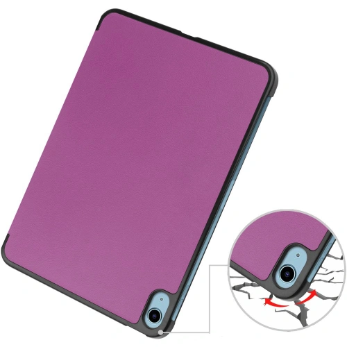 Kup Bizon Case Tab Croc Apple iPad 10 10.9 2022 sötétlila - BIZ36 - {ean13} - Sklep Home Screen
