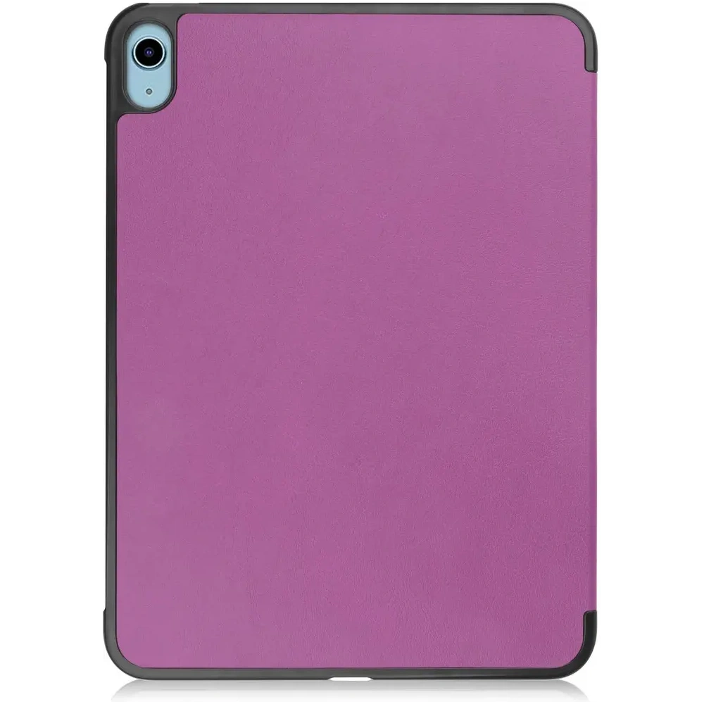 Etui Bizon Case Tab Croc do Apple iPad 10 10.9 2022 ciemnofioletowe