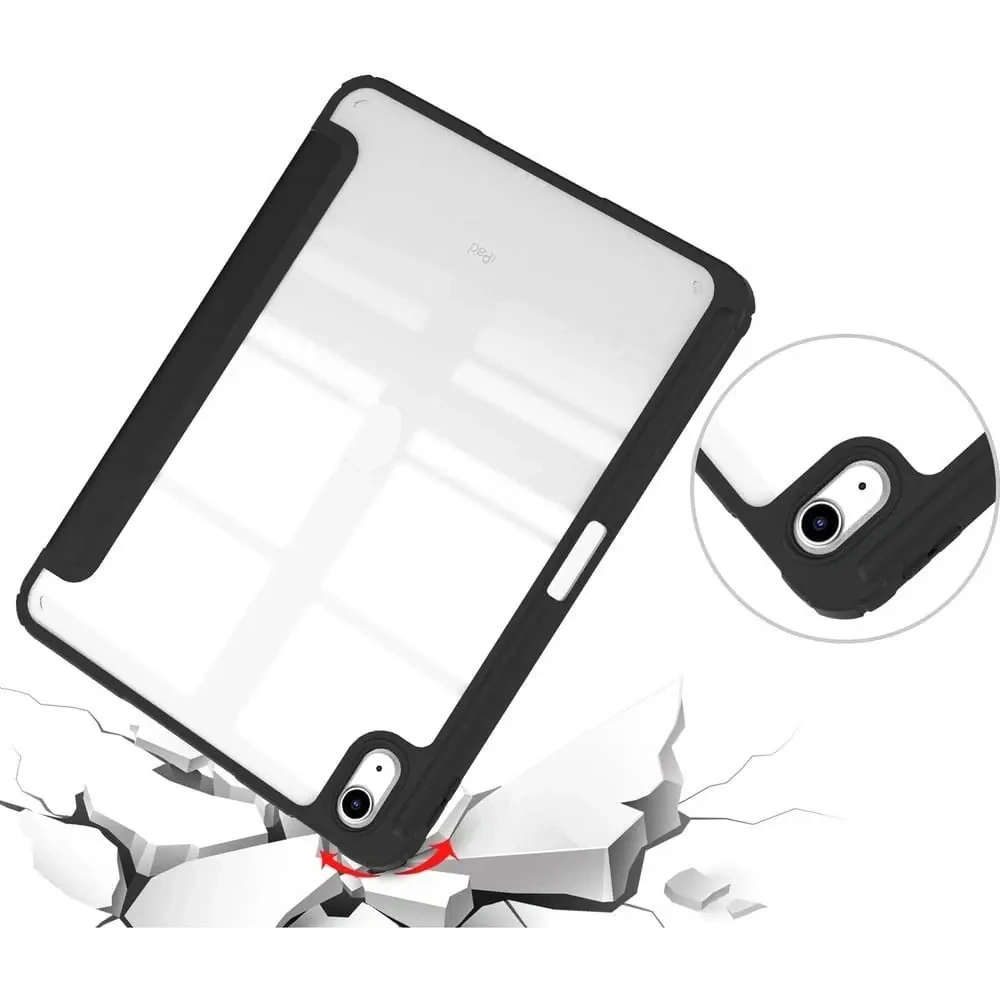 Etui Bizon Case Tab Clear Matt do Apple iPad 10 10.9 2022 czarne