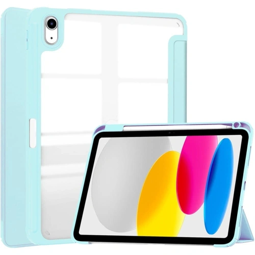 Kup Etui Bizon Case Tab Clear Matt do Apple iPad 10 10.9 2022 błękitne - BIZ38 - {ean13} - Sklep Home Screen