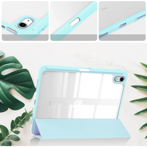 Kup Etui Bizon Case Tab Clear Matt do Apple iPad 10 10.9 2022 błękitne - BIZ38 - {ean13} - Sklep Home Screen