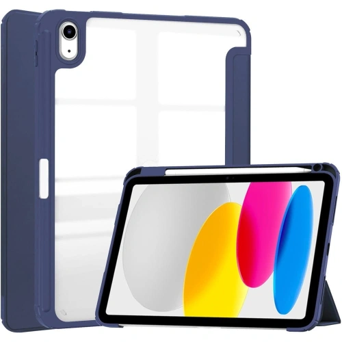 Kup Etui Bizon Case Tab Clear Matt do Apple iPad 10 10.9 2022 tmavě modré - BIZ39 - {ean13} - Sklep Home Screen