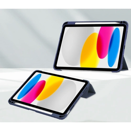 Kup Etui Bizon Case Tab Clear Matt do Apple iPad 10 10.9 2022 tmavě modré - BIZ39 - {ean13} - Sklep Home Screen
