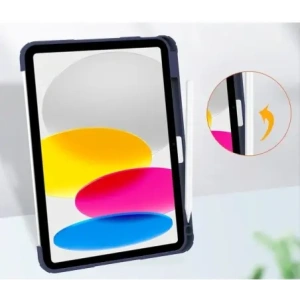 Kup Bizon Case Tab Clear Matt Apple iPad 10 10.9 2022 albastru marin - BIZ39 - {ean13} - Sklep Home Screen
